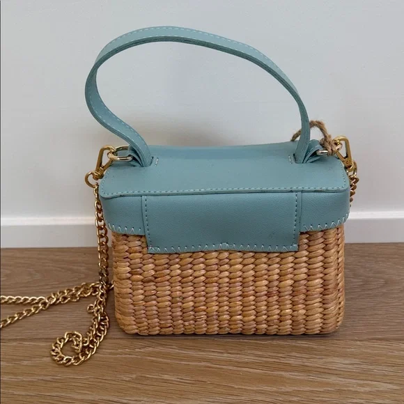 Sea & Grass Laurel petite Dusty Blue Purse - Picture 5 of 12